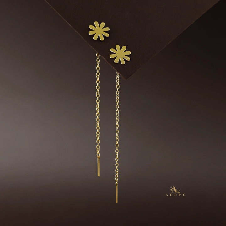 Ameya Multi Shape Needle and Thread Earring