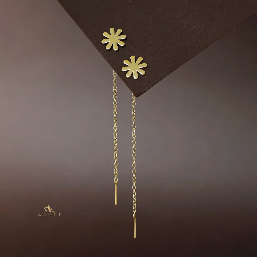 Ameya Multi Shape Needle and Thread Earring