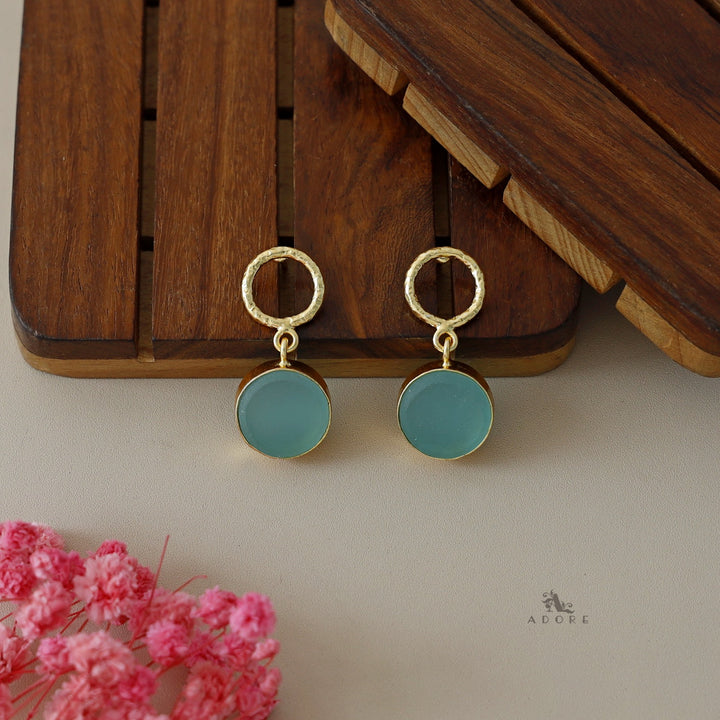 Golden Drum Earrings