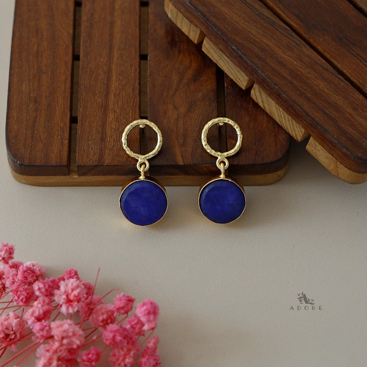 Golden Drum Earrings