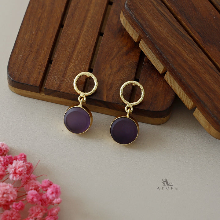 Golden Drum Earrings