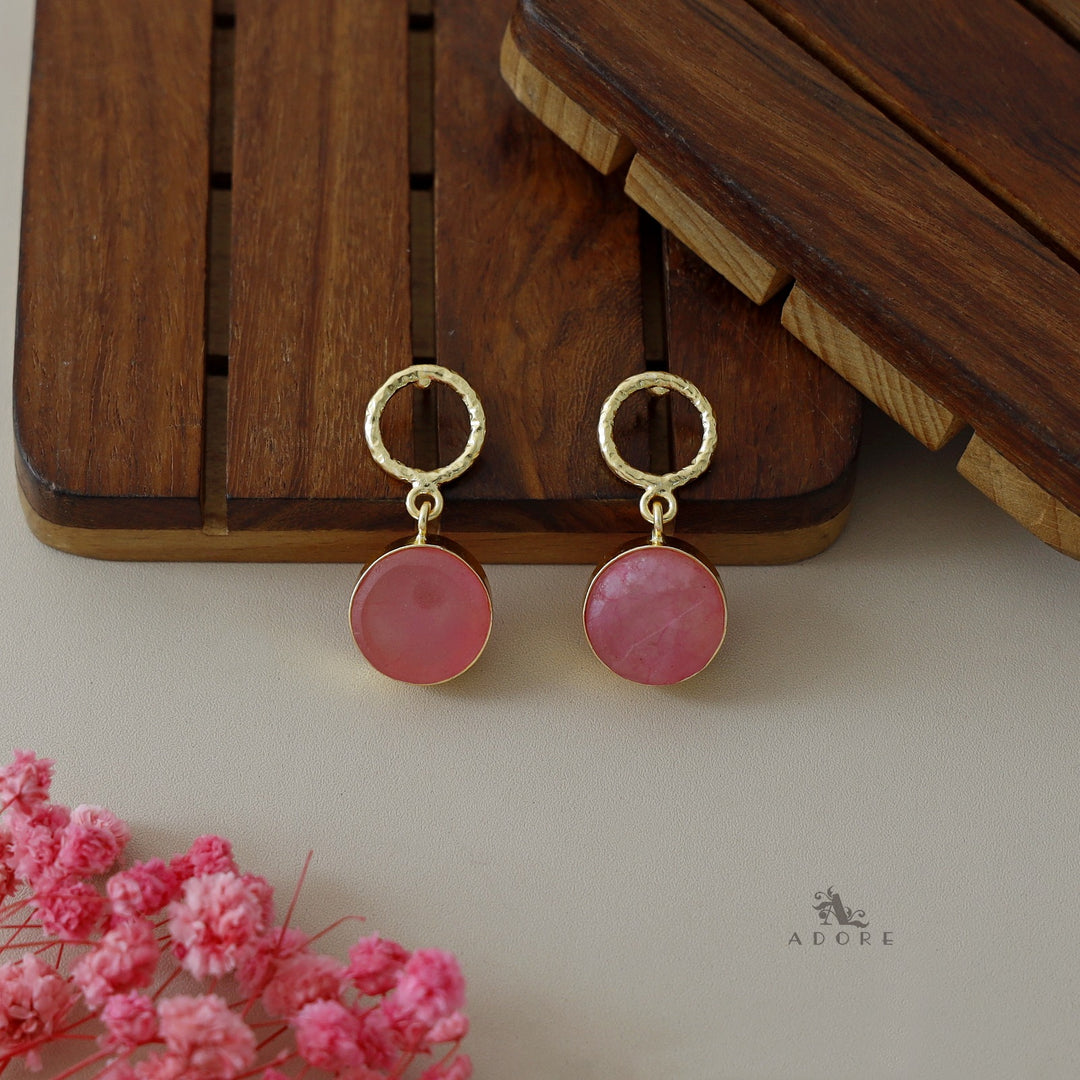 Golden Drum Earrings