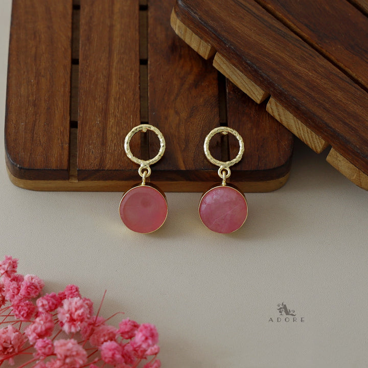 Golden Drum Earrings