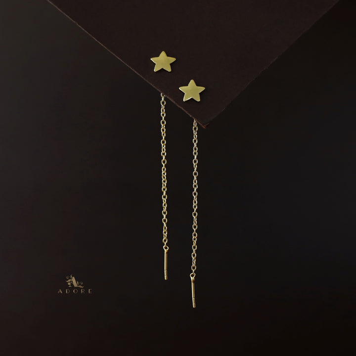 Ameya Multi Shape Needle and Thread Earring