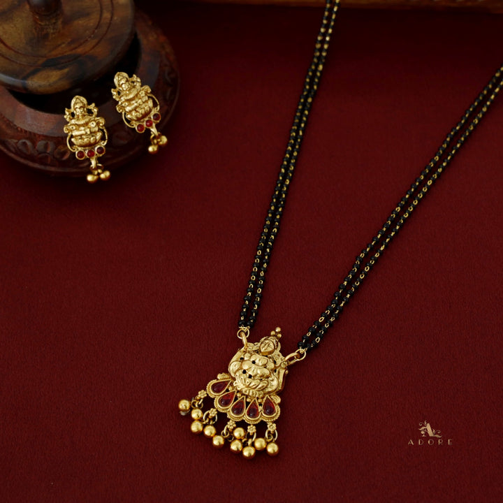 Eshayana 2 Layer Mangalsutra with Earring