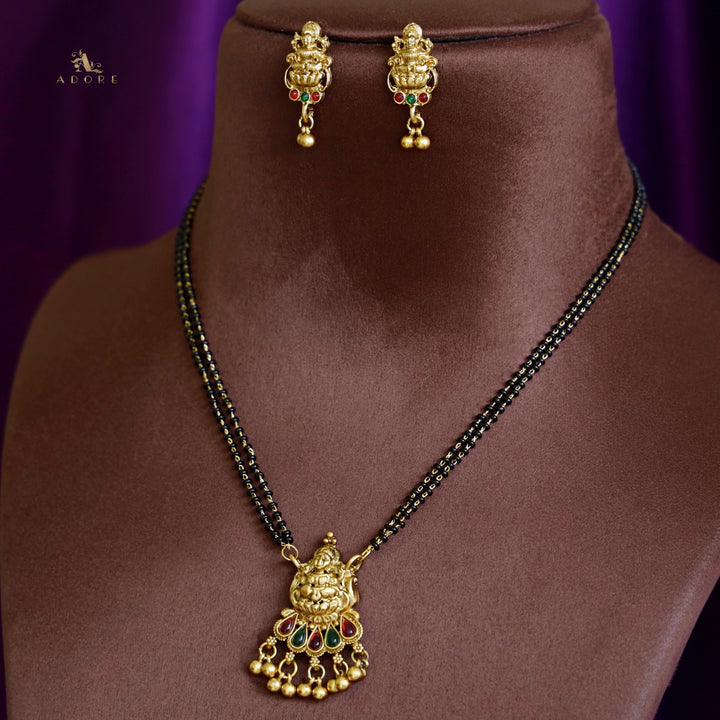 Eshayana 2 Layer Mangalsutra with Earring