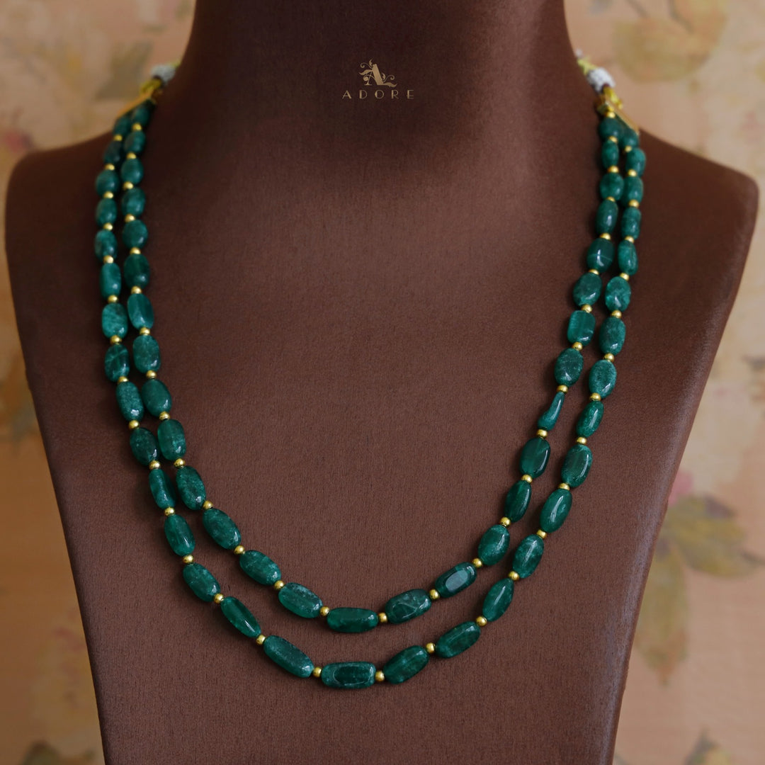 2 Layer Onyx Savakshi Neckpiece