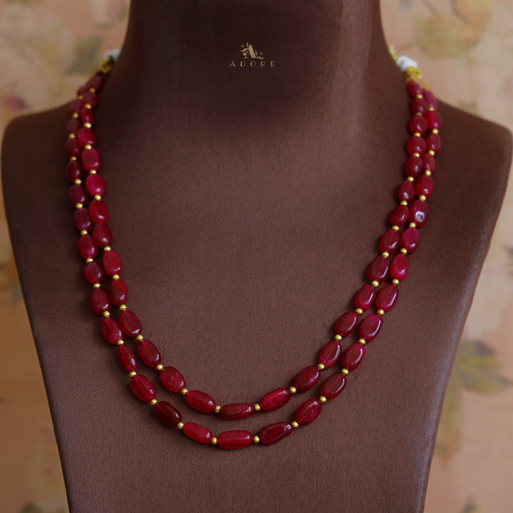 2 Layer Onyx Savakshi Neckpiece