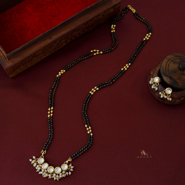 Ratana Pearl Mangalsutra With Earring
