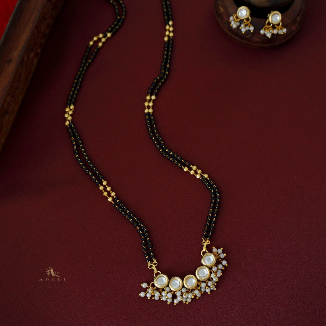 Ratana Pearl Mangalsutra With Earring