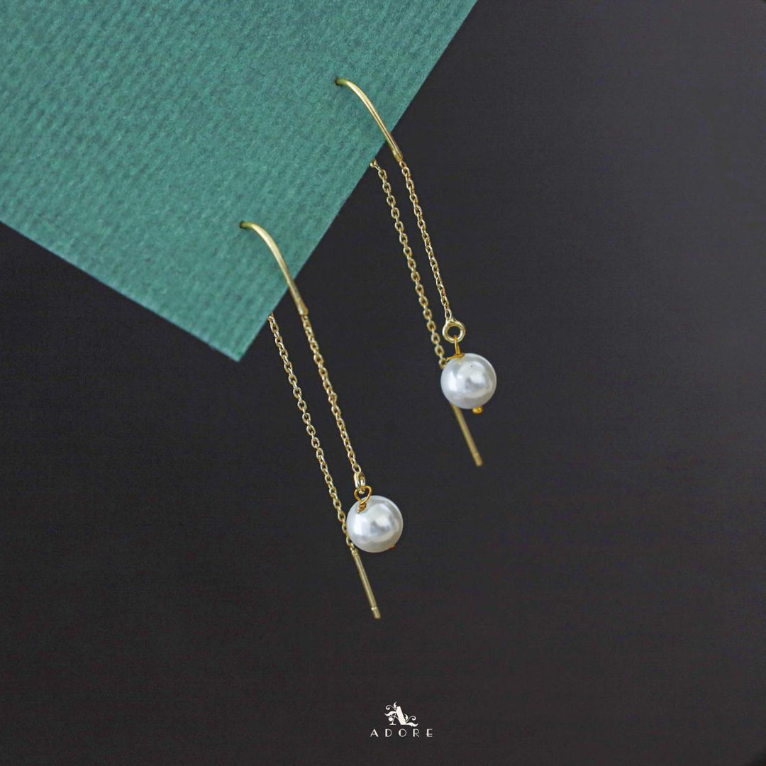 Pearl Lea Needle And Thread Earring