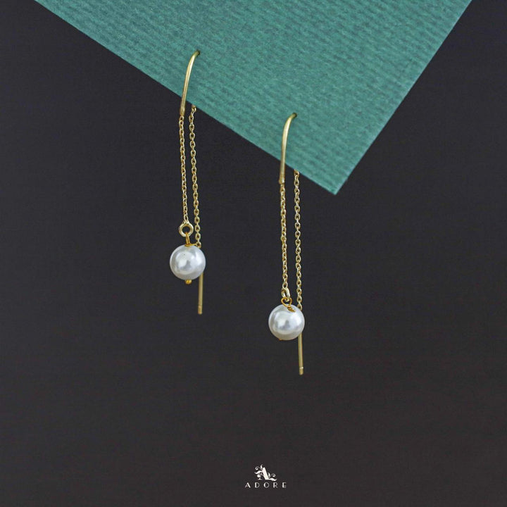 Pearl Lea Needle And Thread Earring