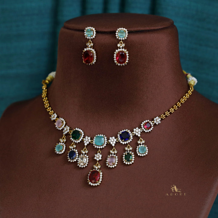 Premium Vihamaya Neckpiece with Earring