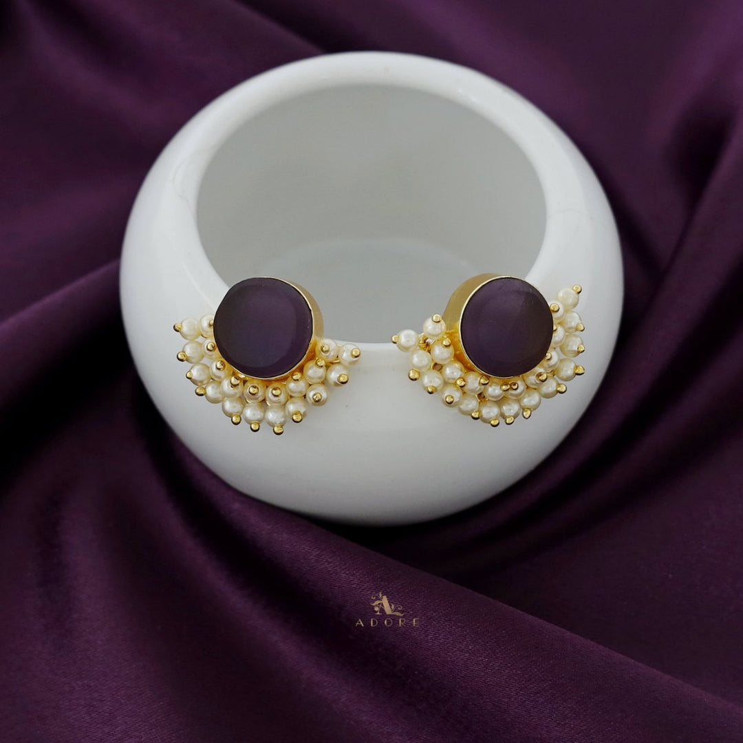 Half Pearls Stud