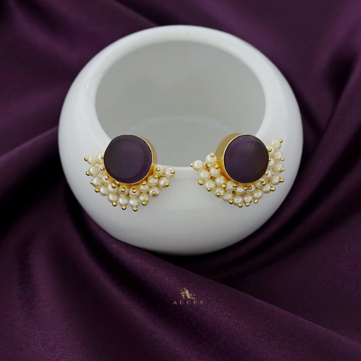 Half Pearls Stud