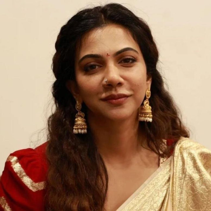 Saraswathi Devi Rice Pearl Jhumka