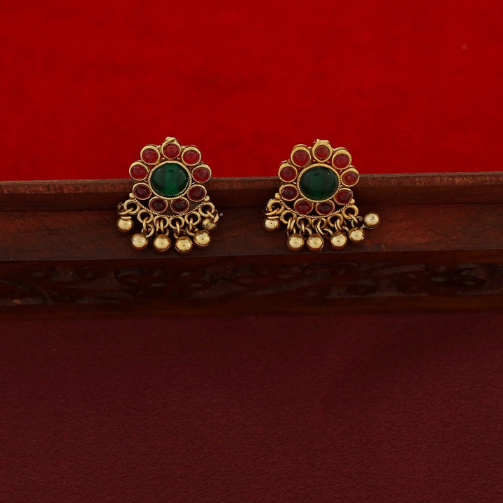 Sanchita Samudra 5 Layer Kashi Floral Choker With Earring