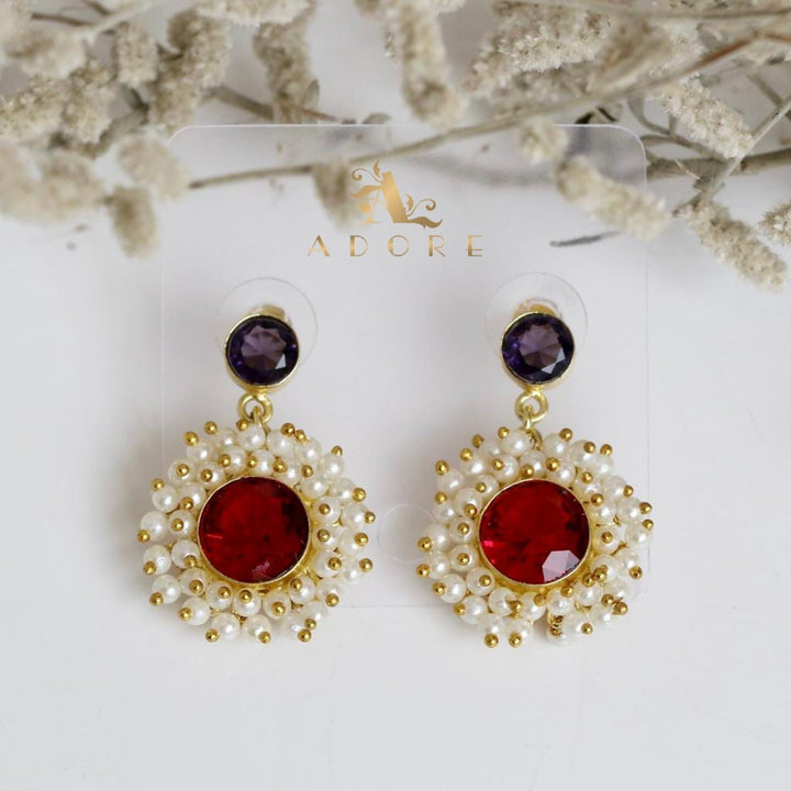 Glossy Eva Earrings (Colour Options)