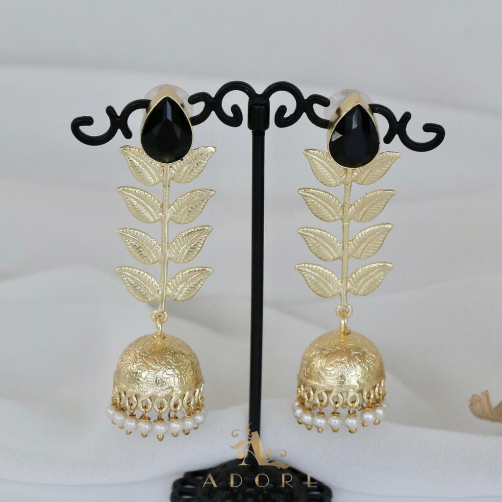 Jhumka Stem & Leaves (Colour Options)