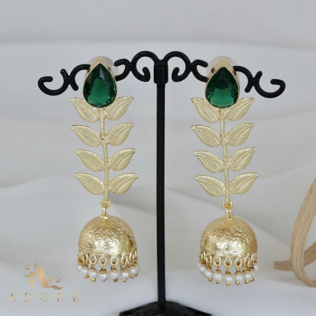 Jhumka Stem & Leaves (Colour Options)