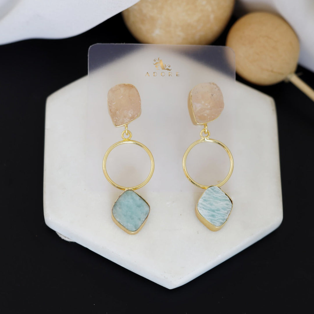 Middle Golden Circle Earring