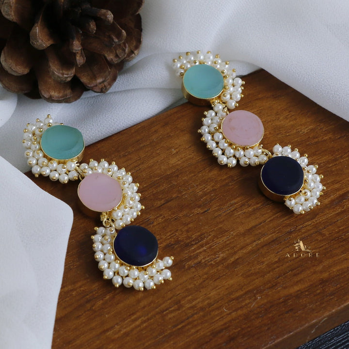 Raw Stone Curly Pearls (Colour Options)