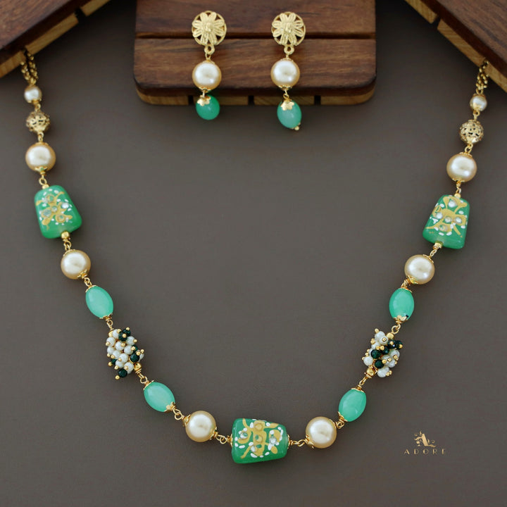 Jylan Pearl Neckpiece With Earring