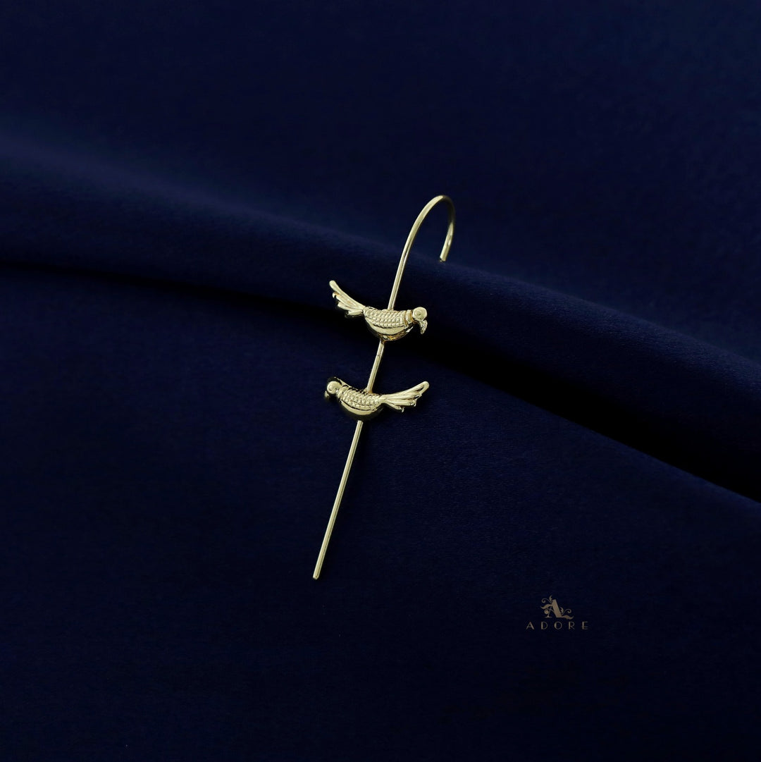Liya Golden Ear-Cuff (Single piece)