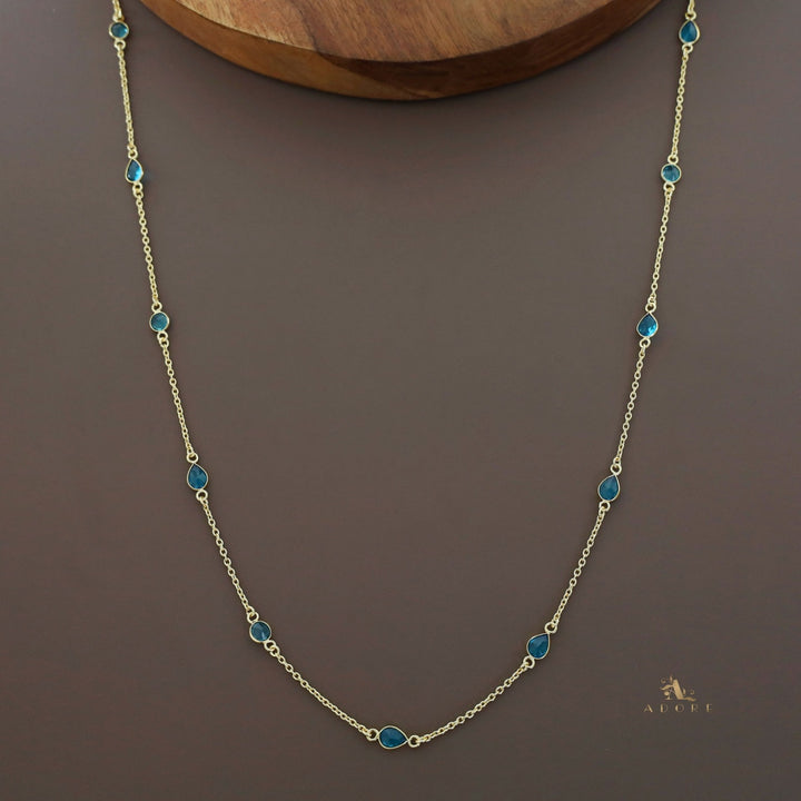11 Stone Multicolour Long Chain
