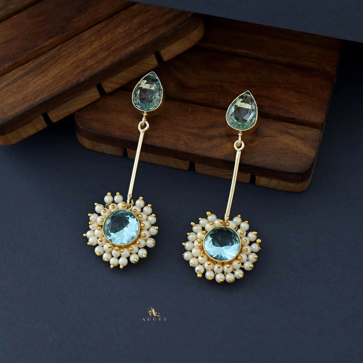 Aabheri Stem Glossy With Pearl Earring