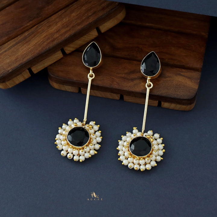Aabheri Stem Glossy With Pearl Earring