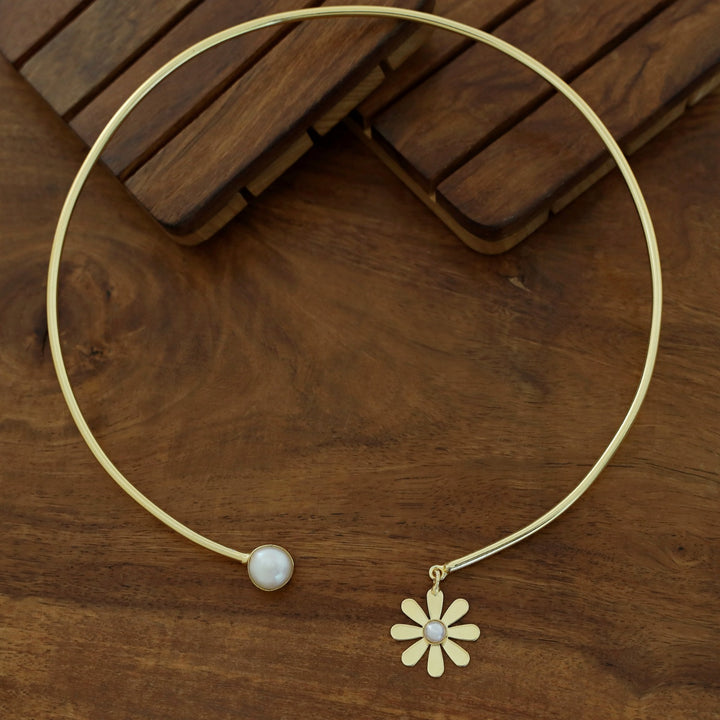 Midhila Pearl Open Neck Cuff