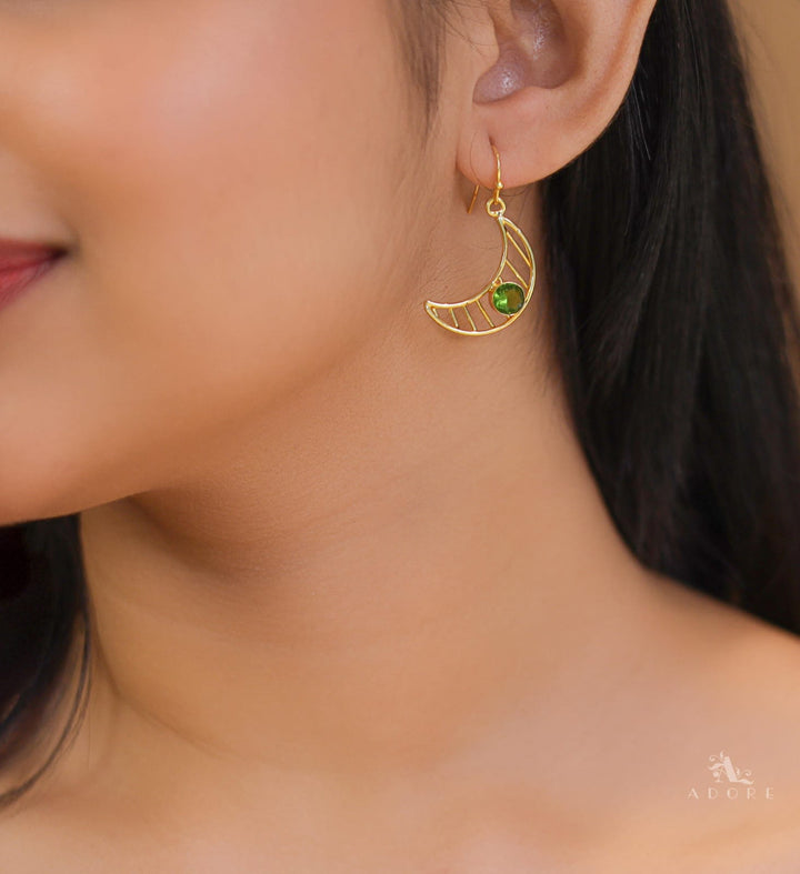 Golden Half Moon Glossy Drop