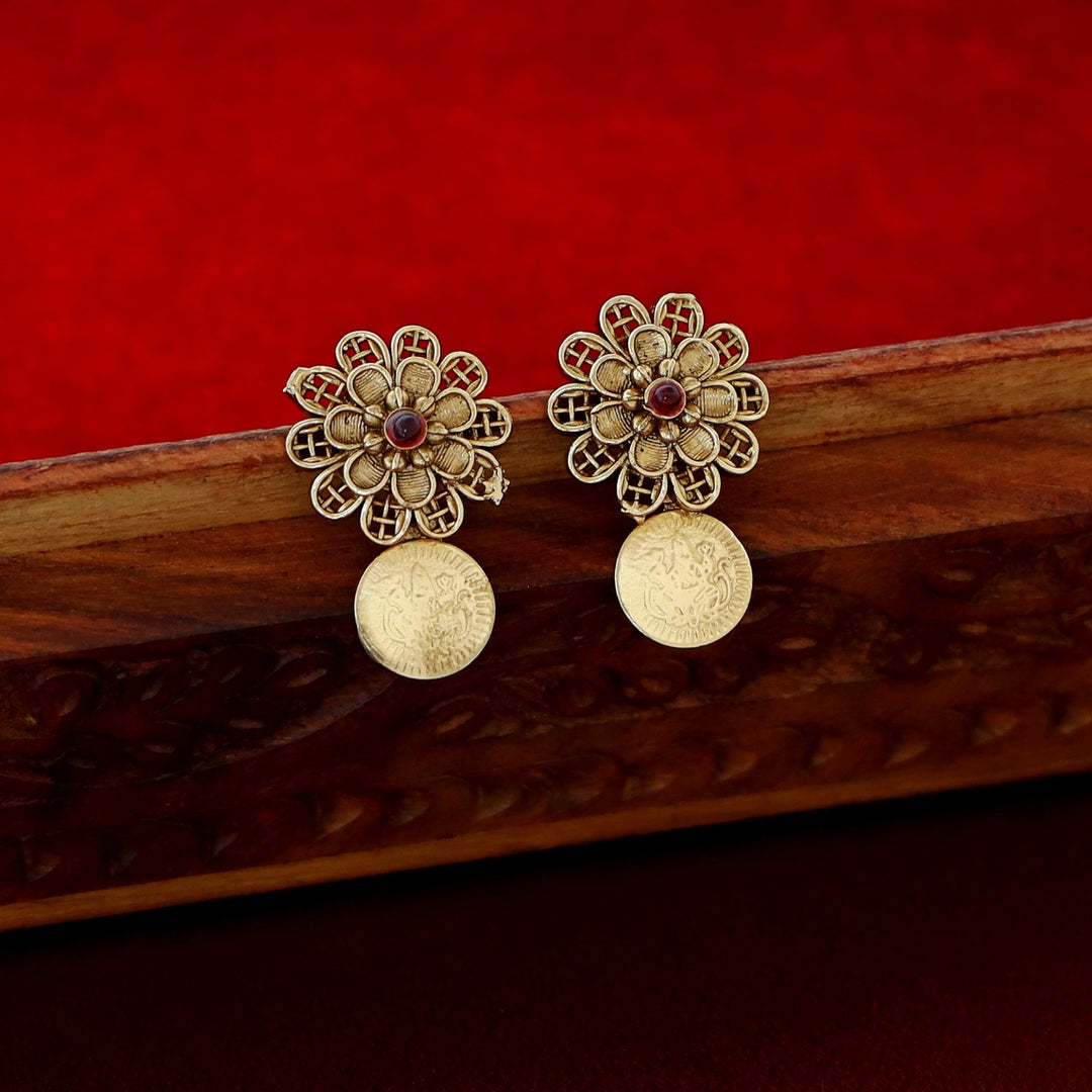 Vimala Flower Kashi Neckpiece With Earring