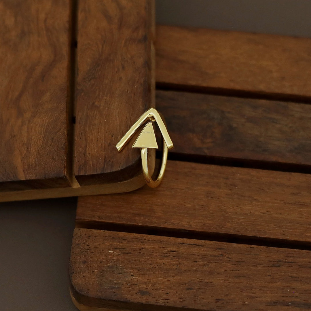 Anyla Golden Triangle Ring