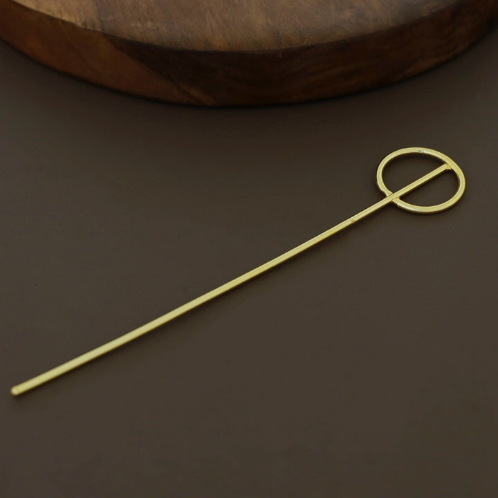 Janvika Hammered Bow Hair Pin