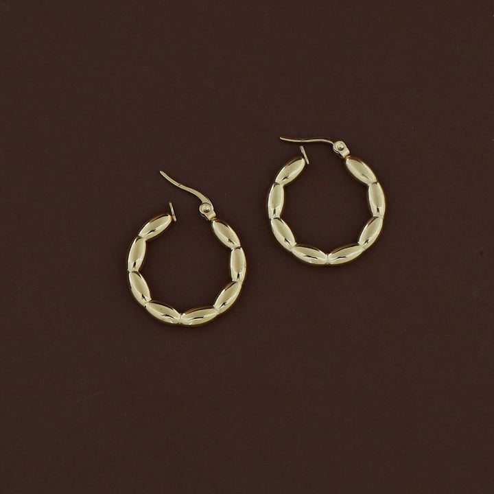 Rajvi Golden Hoop Earring