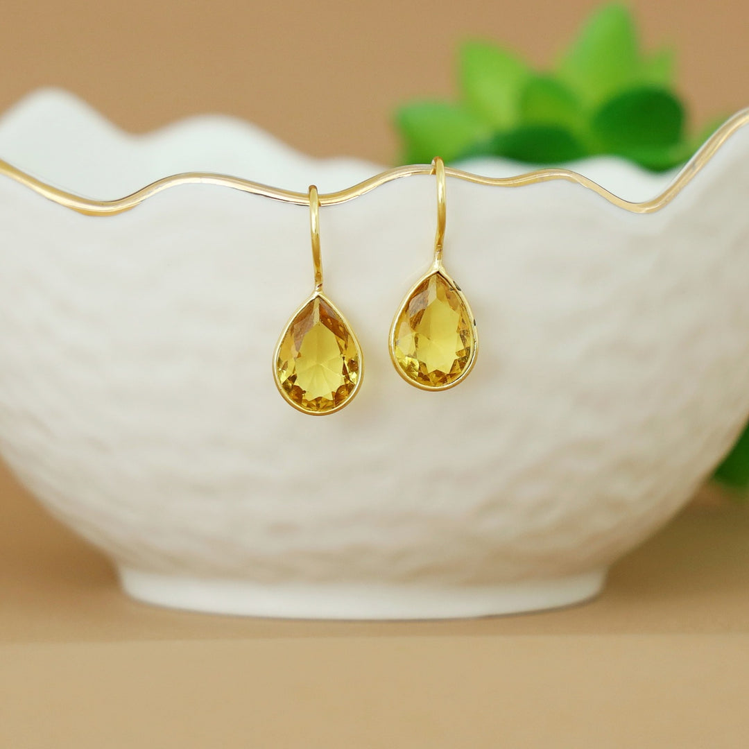 Cercel Golden Rain Drops Earring (Colour Option)