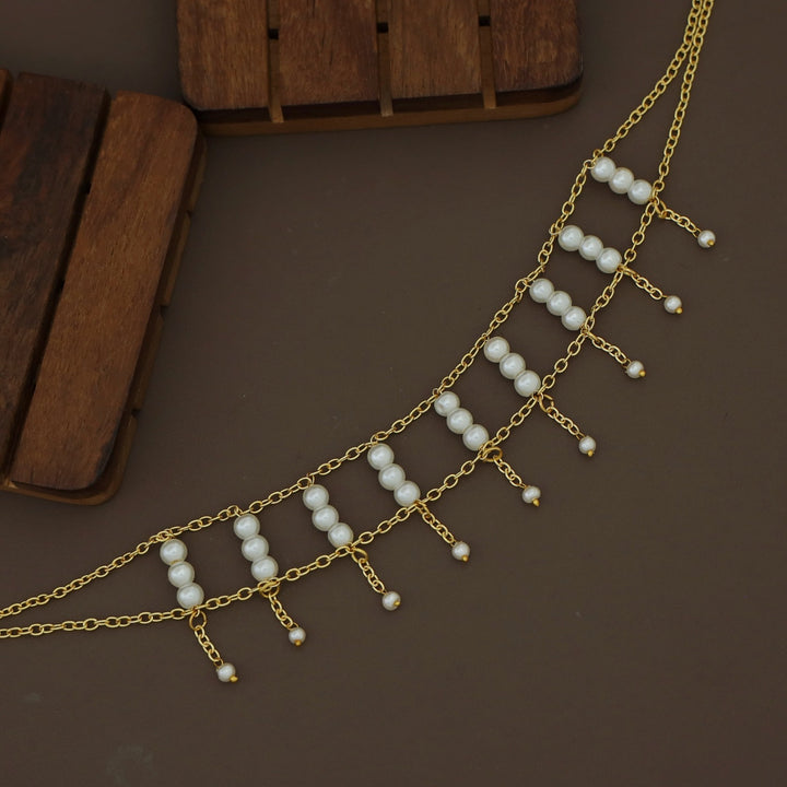 Flemi 2 Layer Ladder Pearl Choker