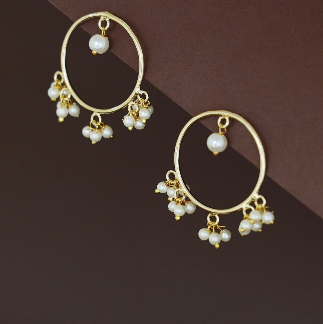 Mistry Hoop Pearl Earring