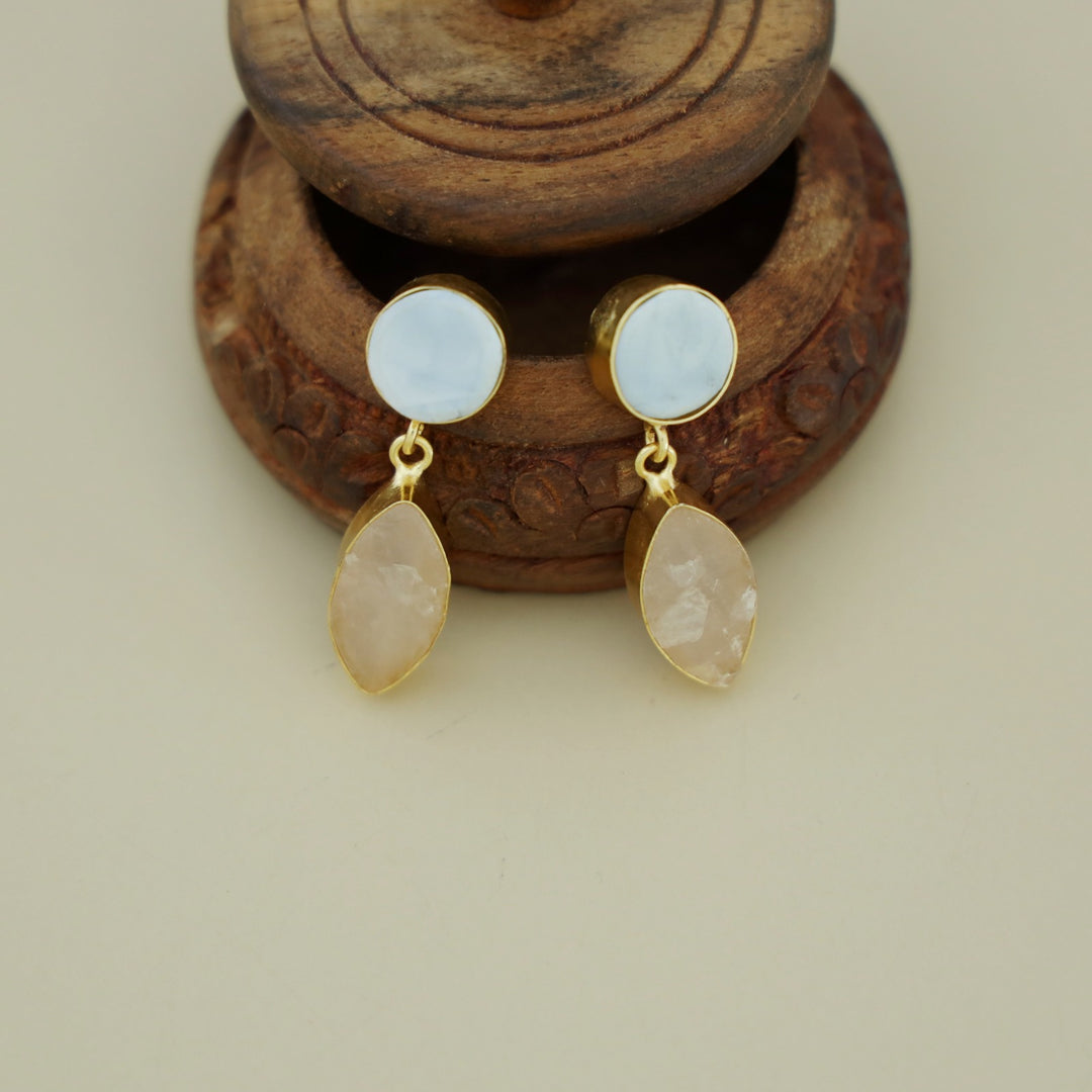 Drucilla Raw Stone Earring