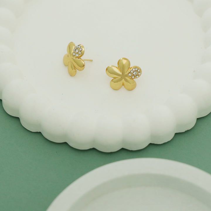 Althea Golden Flower Stud