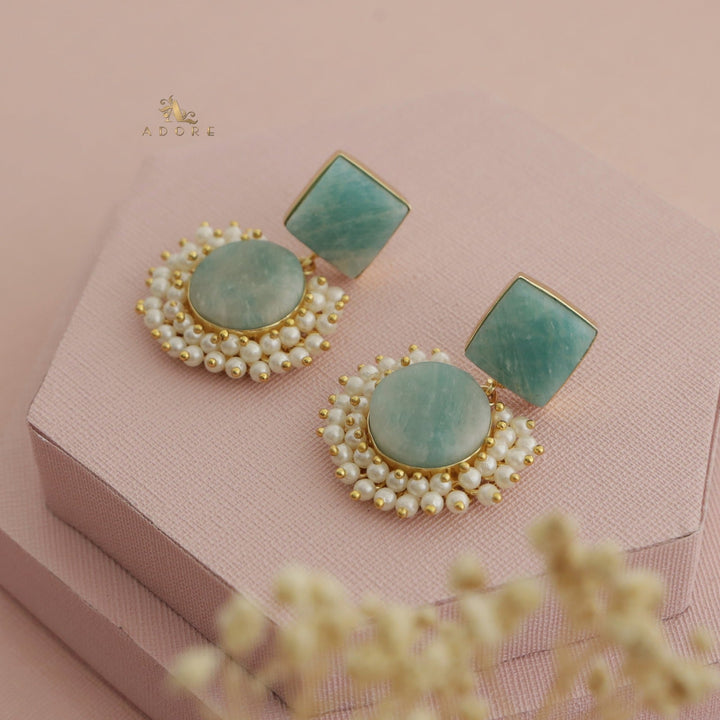 Raw Stone Royal Earrings