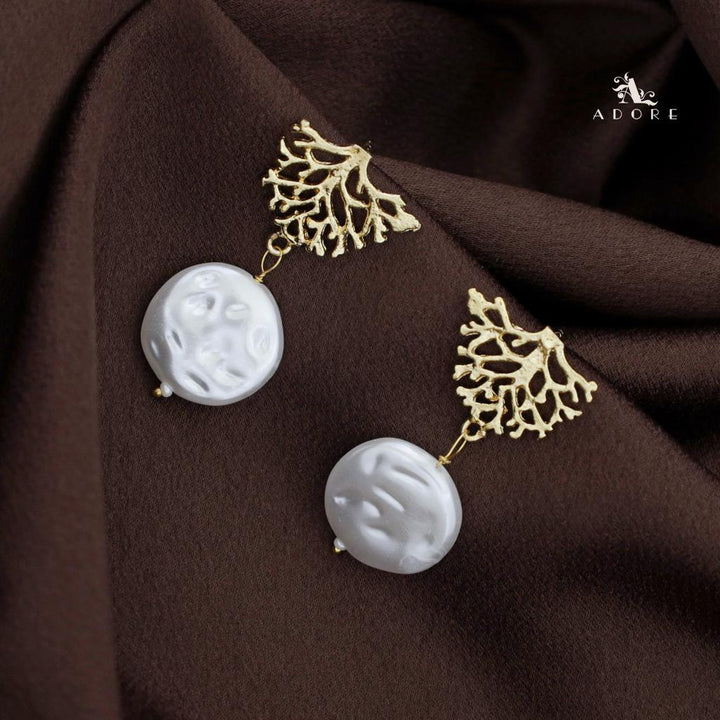 Ofila Golden Rootsa Baroque Earring
