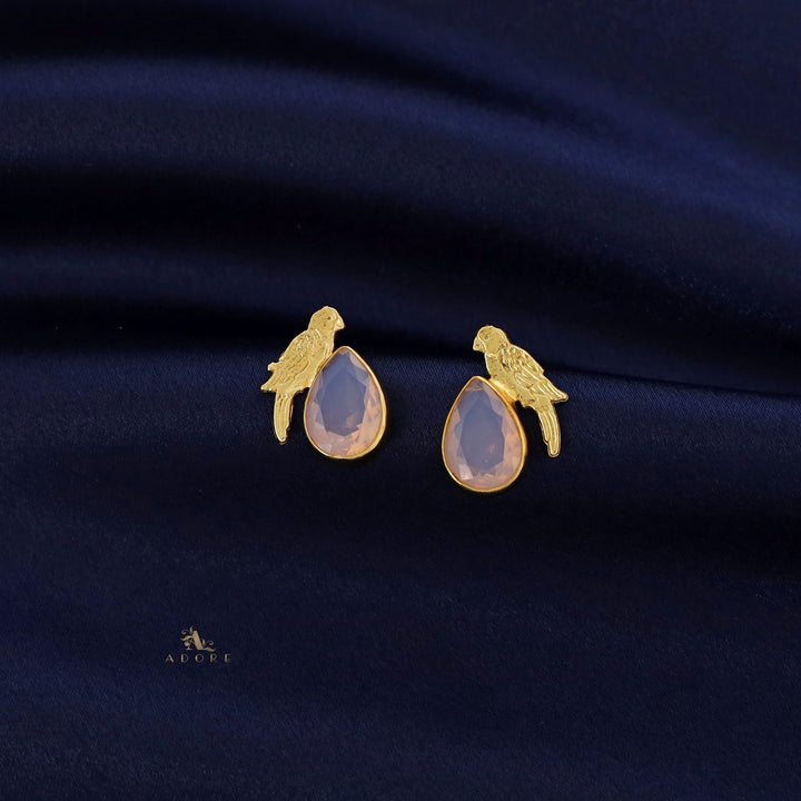 Lorna Glossy Drop Bird Earring