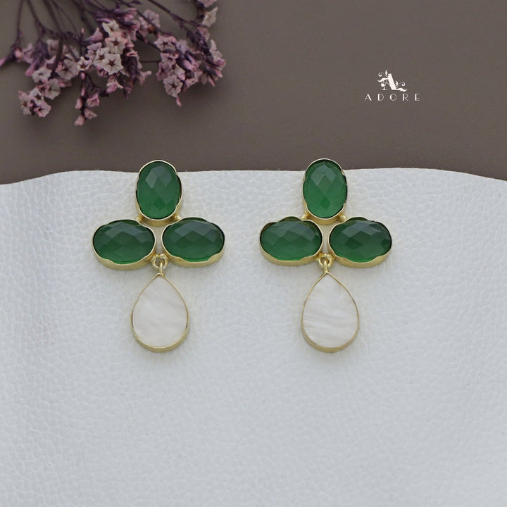 Xmas Tree Earring (Mother of Pearl)