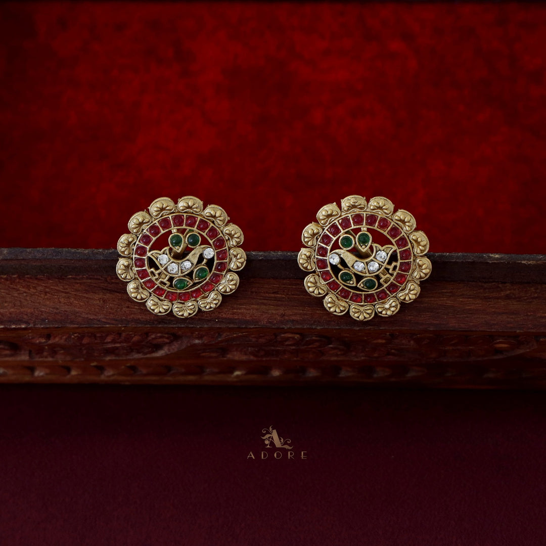 Pavitrika Bird Choker With Earring