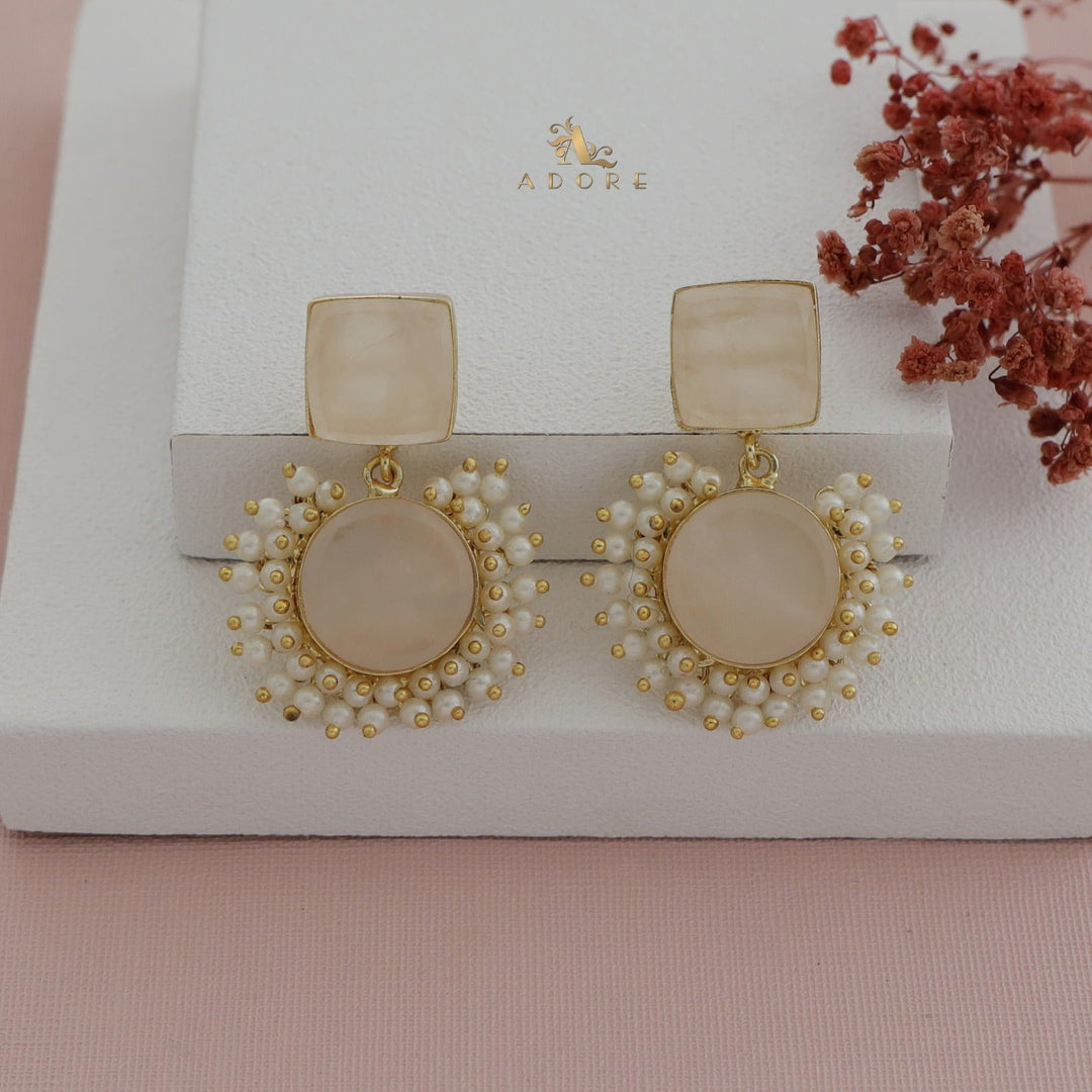 Raw Stone Royal Earrings