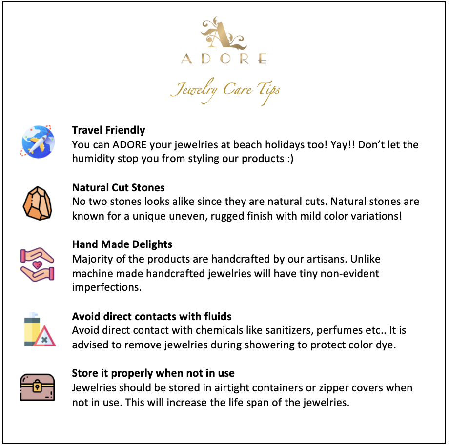 Twinkle Raw Stone Neckpiece With Earring