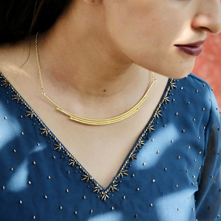 Golden Noura Neckpiece
